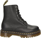 Dr. Martens 1460 PASCAL BEX BLACK PISA - Volwassenen VeterlaarzenHalf-hoge schoenen - Kleur: Zwart - Maat: 38