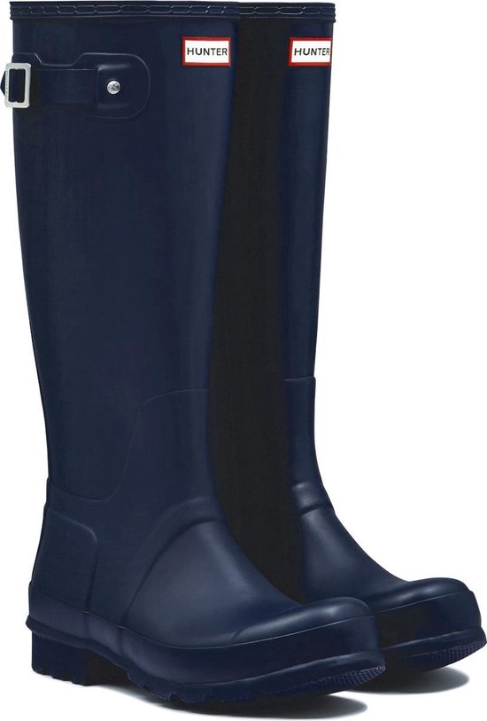 Hunter - Bottes de pluie pour femmes Wellington pour Homme - Original Tall Wellington - Bleu Marine - Taille 39EU