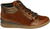 Ara 1243303 - Volwassenen VeterlaarzenHalf-hoge schoenen - Kleur: Cognac - Maat: 39