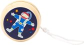 houten jojo Space Yo-Yos astronaut 6 cm blauw