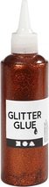 glitterlijm oranje 118 ml