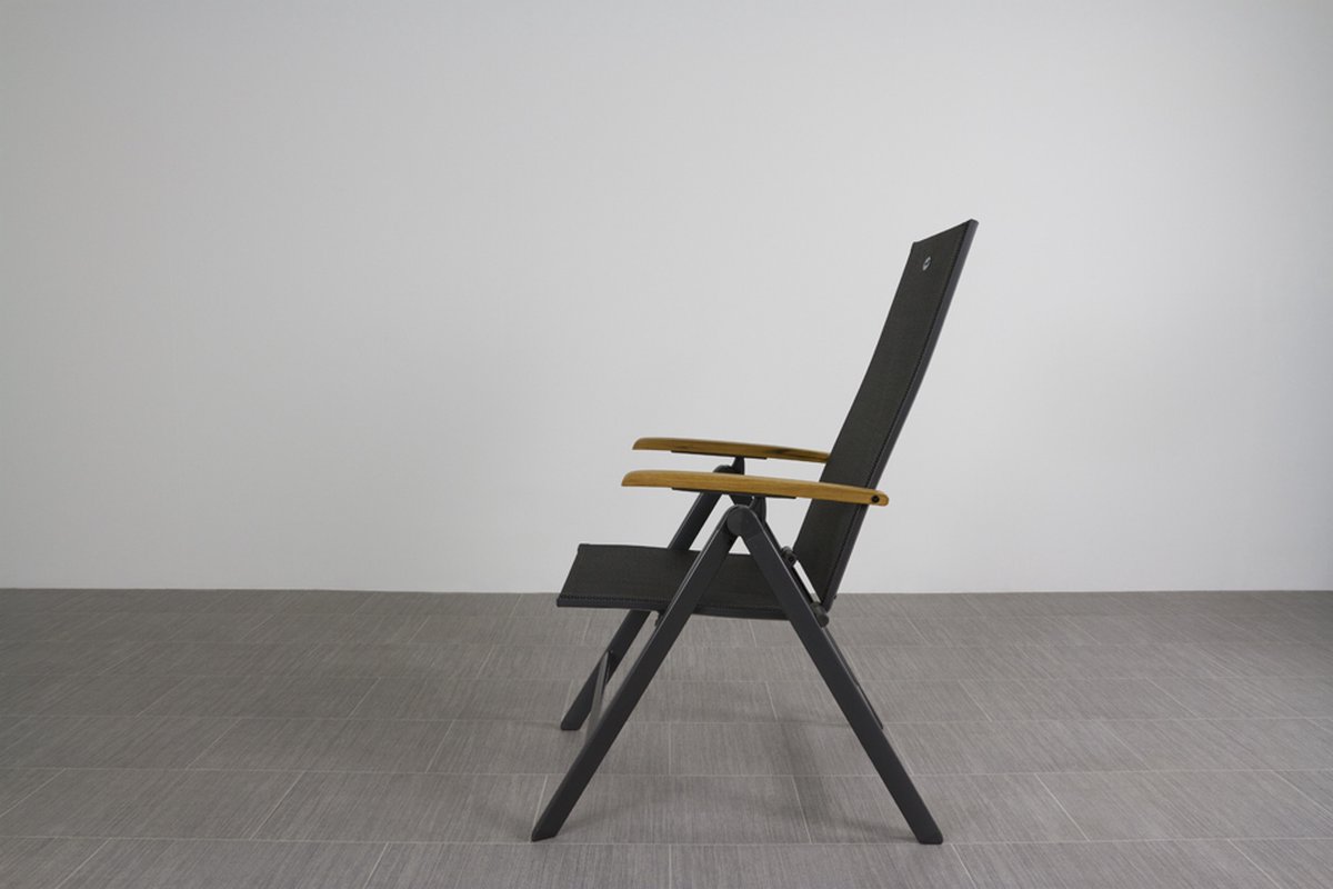 Hartman Chaise de jardin réglable Napoli - accoudoir Teck