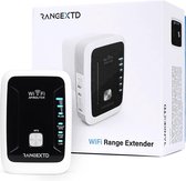RANGEXTD Wifi Range Extender - WiFi Booster voor het uitbreiden van wifi-verbinding | Wifi-versterker voor 10 apparaten | Internetbooster & wifi repeater | Snelheid 300 Mbps | 2,4 GHz-band
