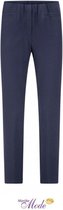 Sensia Dames Pantalon - Modelnaam: Penny -  Slimfit - Comfortband - Korte lengtemaat - Kleur: Marine blauw - Maat 52