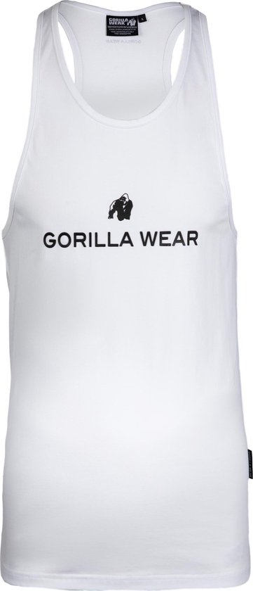 Gorilla Wear Carter Stretch Tank Top - Wit - 3XL