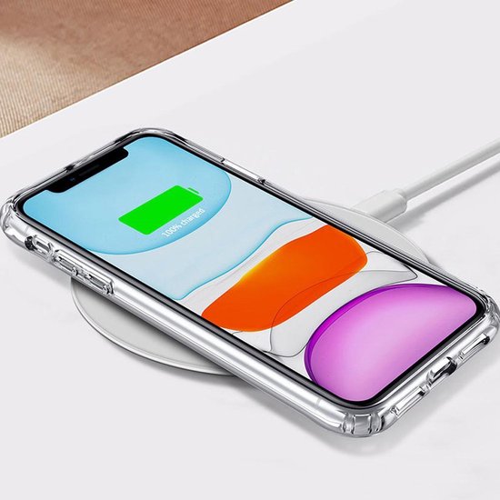 IYUPP Set met Hoesje Transparant en 2 Screenprotectors geschikt voor iPhone 13 Hoesje - Met 2 Tempered Glass Screenprotectors - Transparant