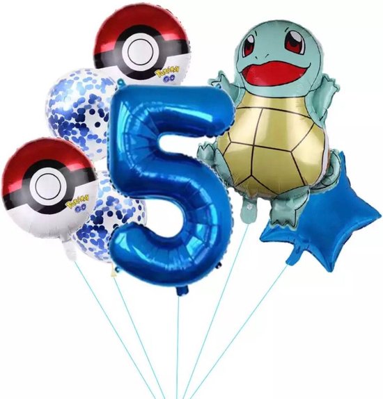 Pokemon Ballon, Squirtle, Kinderballon, Folieballon, Pokémon nummer 5