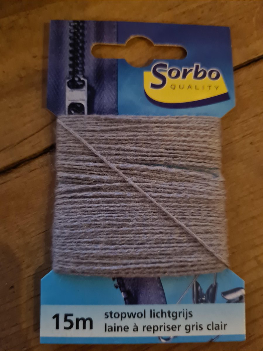 Sorbo 15m Stopwol lichtgrijs