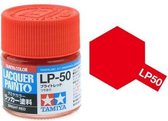 Tamiya LP-50 Bright Red - Gloss - Lacquer Paint - 10ml Verf potje