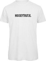 T-shirt Wit - Hockeytrutje - soBAD.