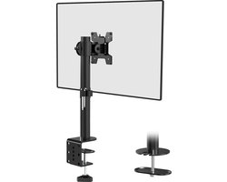 NÖRDIC AM3-01 Monitor arm - 17 - 32 Inch - In hoogte verstelbaar - kabel management - Zwart - Ergonomisch monitorbeugel
