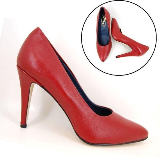 Stravers - Escarpins Rouge Taille 33 Petites Pointures Rouge Talons Aiguilles