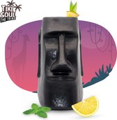 Tiki Mugs - tiki bar set met cocktail kaart - hawaii decoratie bekers mug glazen boek