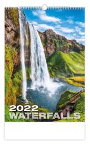 C127-22 Wandkalender Watervallen 2022