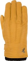 Schwartz & von Halen Leren Handschoenen voor Heren Leo - geitenleren handschoenen met warme fleece voering en drukknoop Premium Handschoenen Designed in Amsterdam - maat 9/M - met