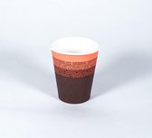 50 stuks kartonnen koffiebekers ‘inspirerend’ (200cc/8oz)