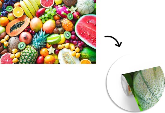 Papier peint - Papier peint photo Fruit - Ananas - Tropical - Largeur 600 cm x hauteur 400 cm