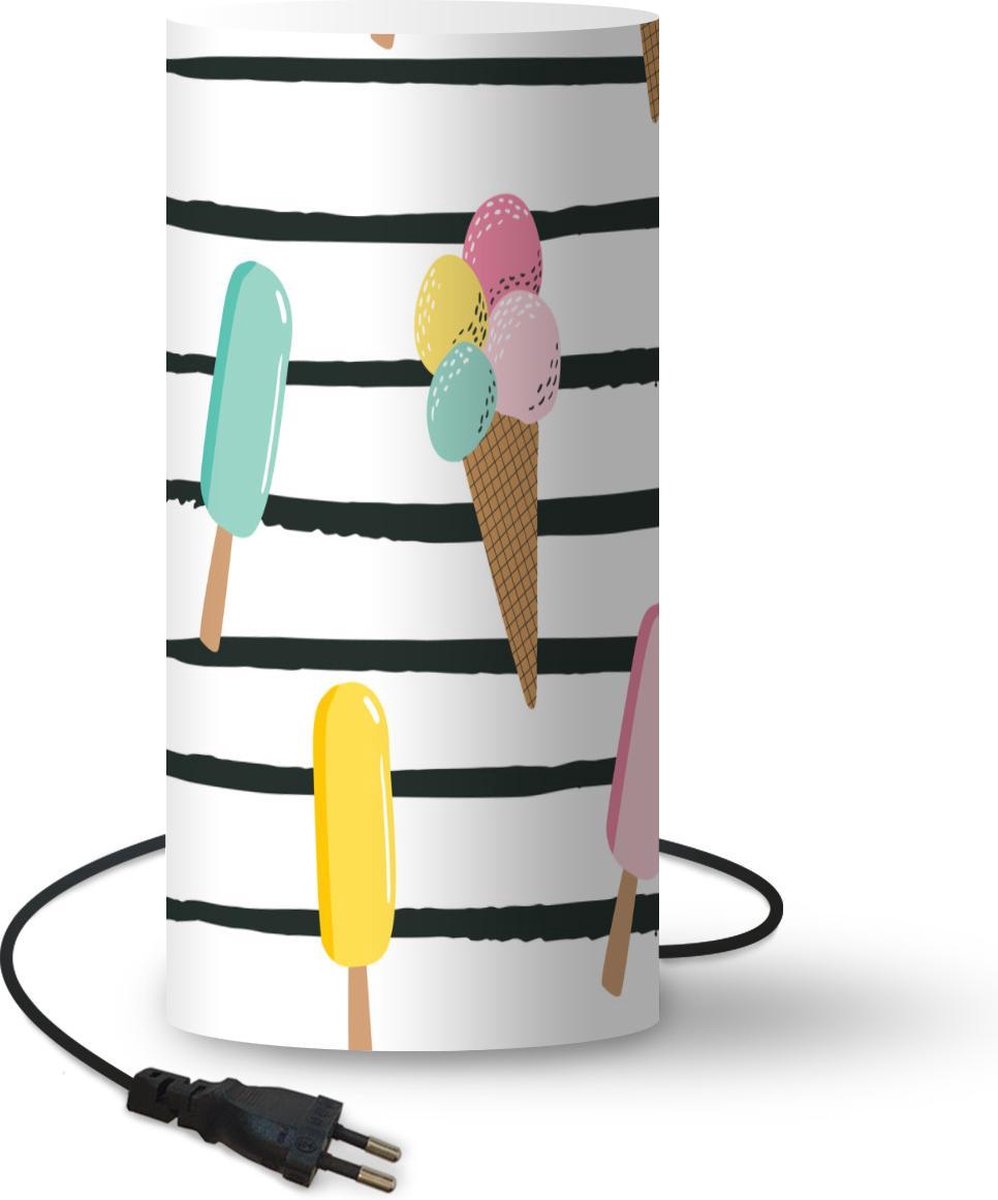 Lamptiger Tafellamp - Zomer - Ø 25 Cm - E14 - Multicolor