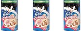 Felix Crispies - Kattensnack - Zalm & Forel - 45 g - Per 3 zakjes