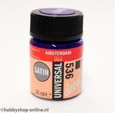Acrylverf Zijdeglans - Deco - Universal Satin - 536 violet - 16 ml - Amsterdam - 1 stuk