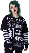 Heartless Sweater/trui -XL- HEARTLESS WITCH Zwart