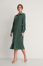 buttoned midi dress Dames Midi Jurk