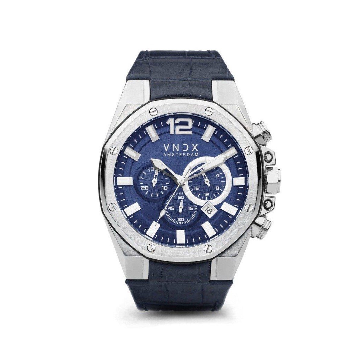 VNDX Amsterdam - Horloges voor mannen - Wise Man Blauw