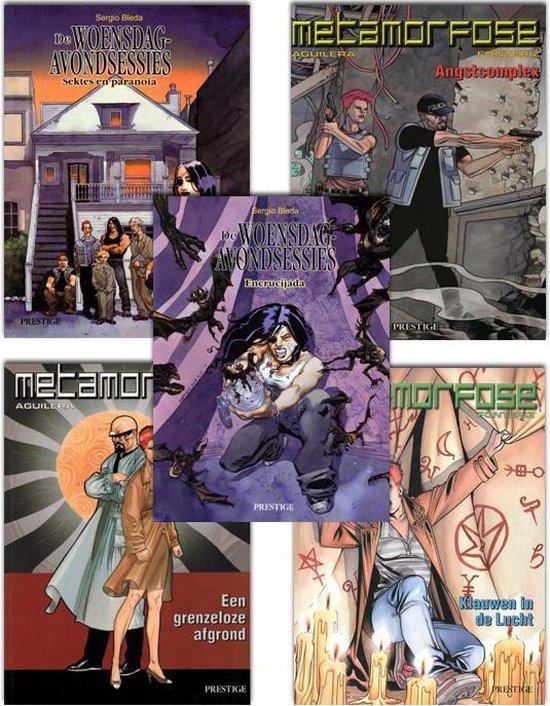 Thriller Strippakket #1 (5 strips) | stripboek, stripboeken nederlands. stripboeken kinderen, stripboeken nederlands volwassenen, strip, strips, tijdschrift