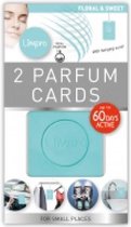 2 parfum cards, linnen geur kaarten - Valentine - Valentijnsdag - valentijn cadeautje