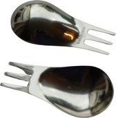 amuselepel - 8 stuks - spork - spoon & fork
