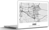 Laptop sticker - 10.1 inch - Stadskaart - Ede - Nederland - 25x18cm - Laptopstickers - Laptop skin - Cover