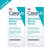 Duo set CeraVe Retinol Serum tegen Acne en oneven | verhelderend gezichtsserum met retinol