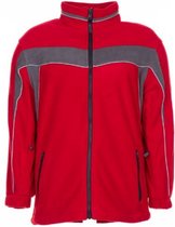 Planam Fleecejack Plaline (2560) - Rood | Grijs - XXXL