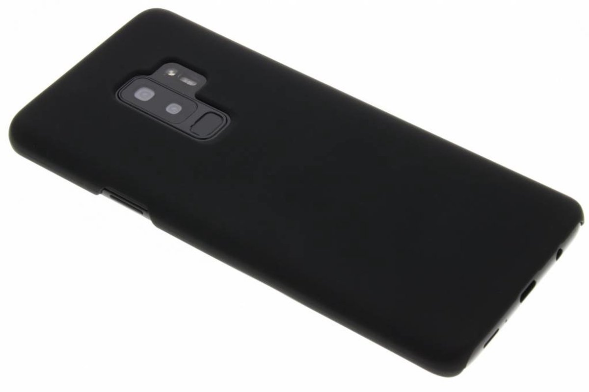 Zwart effen hardcase hoesje Samsung Galaxy S9+