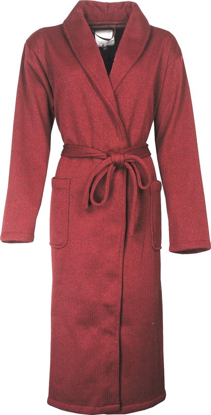 Tenderness Dames Kamerjas - Ochtendjas - Duster Rood - Maat M