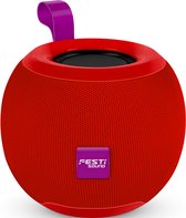 FESTIONE 5w Bluetooth speaker kleur Rood | Bluetooth 5.0 | FM Radio | AUX |