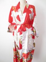 Kimono - japanse  kimono lang - one size - rood -