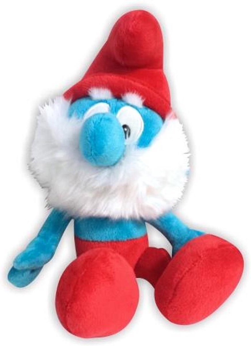 De Smurfen Pluche Knuffel Grote Smurf 30 cm | The Smurfs | Grote Smurf, Smurfin, Potige Smurf, Baby Smurf | Speelgoed 30cm