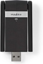 Nedis Netwerk-Dongel | Wi-Fi | AC1200 | 2.4/5 GHz (Dual Band) | USB3.0 | Wi-Fi-snelheid totaal: 1200 Mbps | Windows 10 / Windows 7 / Windows 8
