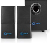 Nedis Gaming Speaker - Speaker-kanalen: 2.1 - USB Gevoed - 3,5 mm Male - 30 W - Zonder Verlichting - Volumebediening