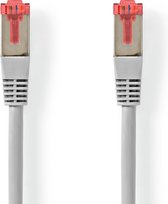 Nedis CAT6-kabel | RJ45 Male | RJ45 Male | S/FTP | 7.50 m | Rond | PVC | Grijs | Label