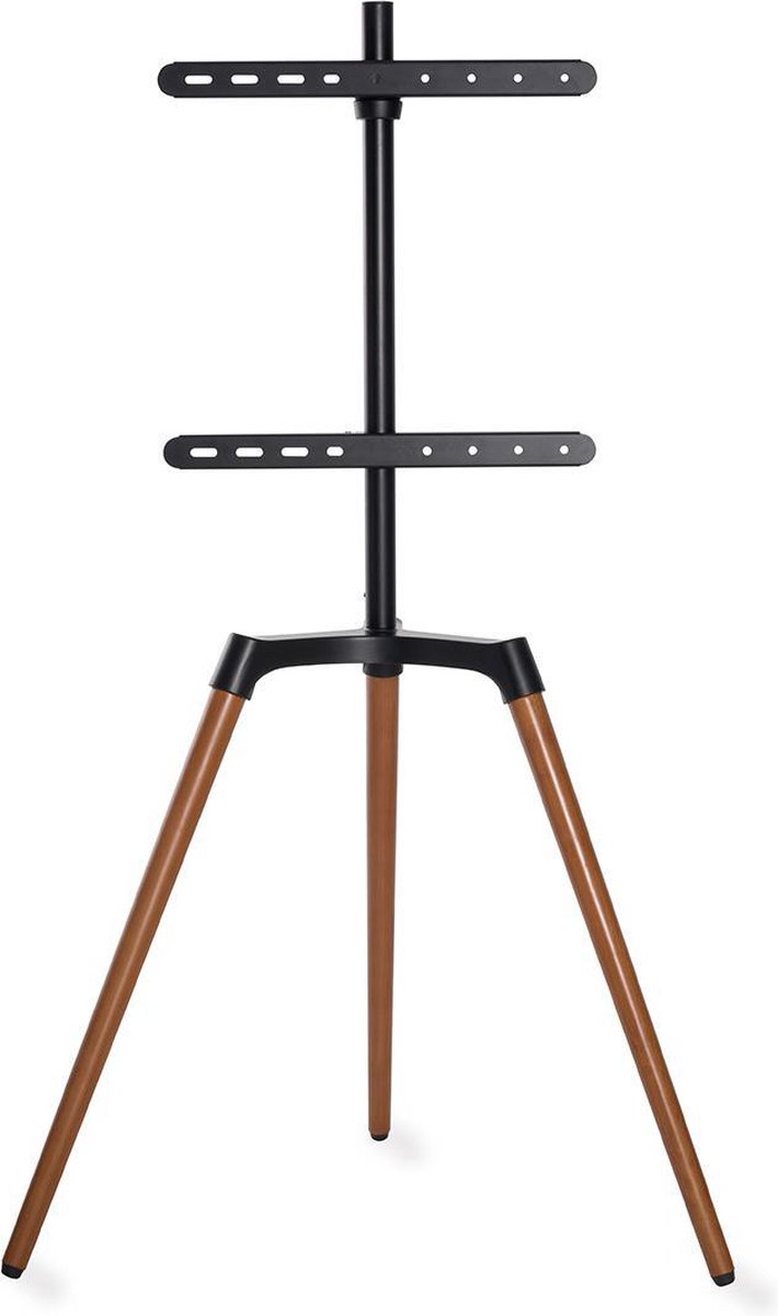 TV Vloerstandaard - 50 - 65 " - Maximaal schermgewicht: 35 kg - Scandinavian Design - Draaibaar - Anti-omval-riem - Snap-lock - Aluminium / Staal - Zwart