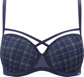 Sapph Fabulous Padded Bra Dames Navy Print-80D