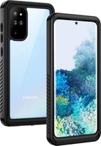 Samsung Galaxy S20 Plus Hoesje - Waterdicht Transparant Backcover Shockproof Case met Ingebouwde Screen Protector
