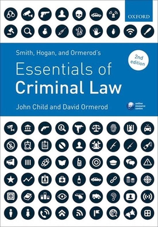 Smith, Hogan, & Ormerod's Essentials of Criminal Law - cover