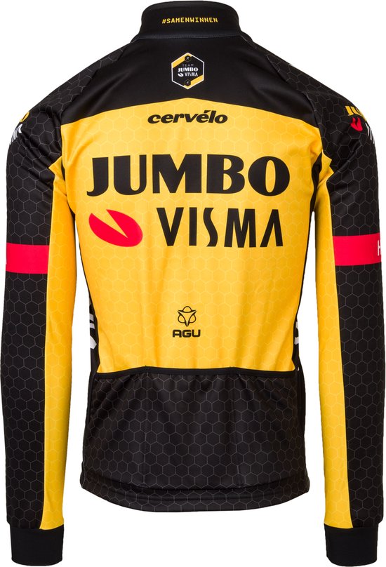 AGU Winter Thermo Cycling Jacket Team Jumbo Visma - Jaune - XS | bol.com