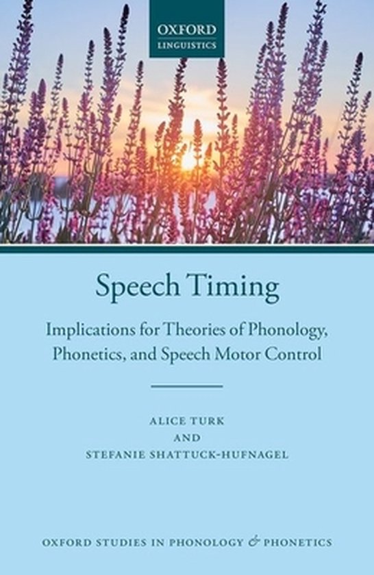 Speech Timing 9780198795421 Alice Turk Boeken
