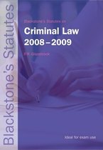 Blackstone's Statutes On Criminal Law