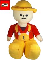 Lego Pluche Knuffel Geel 27 cm | Lego City Plush Toy | Lego Friends Peluche Plush Pluche Knuffel | Speelgoed knuffel voor kinderen