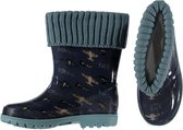 Xq Footwear Regenlaarzen Junior Rubber Blauw Maat 28